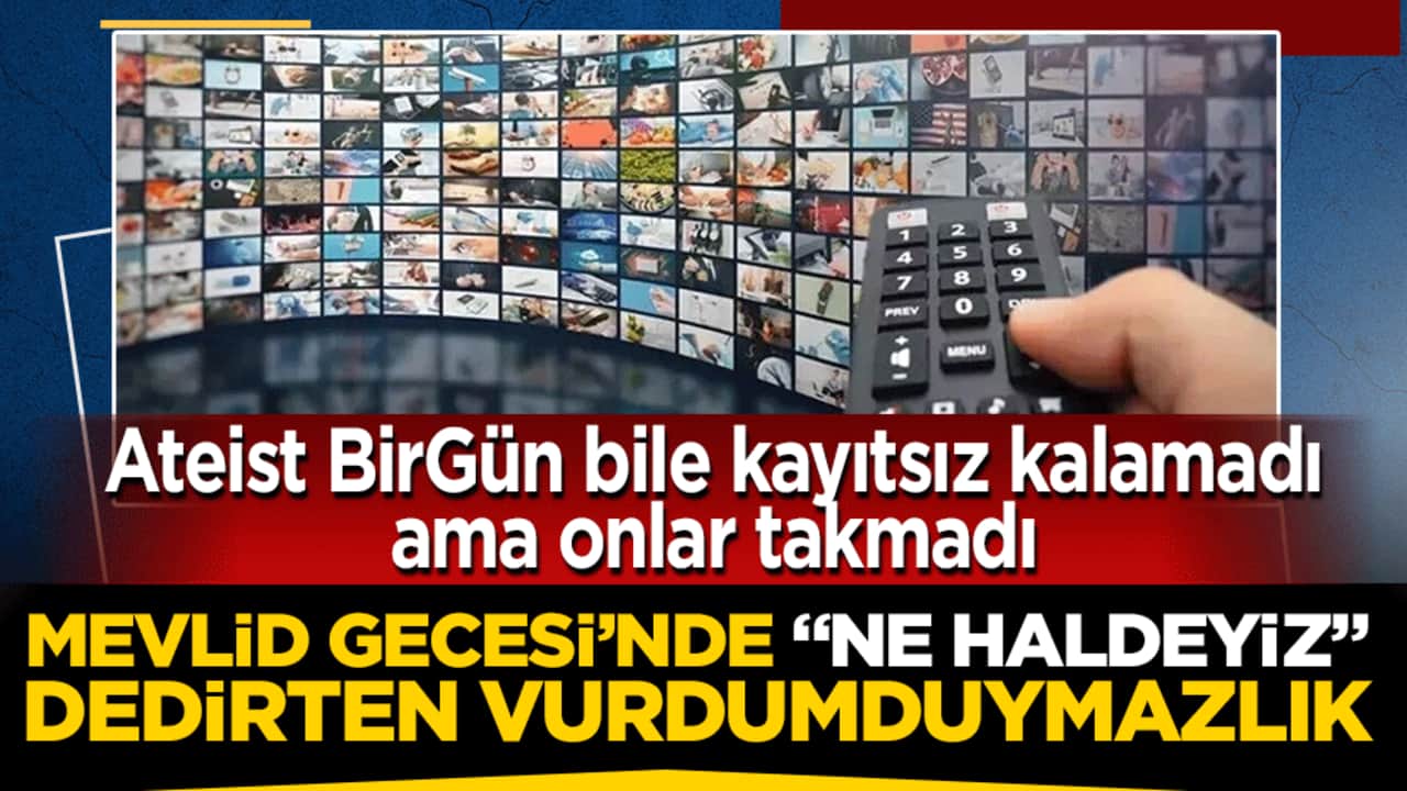Ateist BirGün bile kayıtsız kalamadı ama onlar takmadı: Mevlid Gecesi’nde ‘Ne haldeyiz’ dedirten vurdumduymazlık