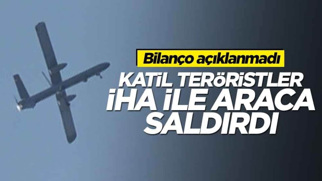 Ateşkes yalan oldu... Bir aracı İHA ile vurdular!