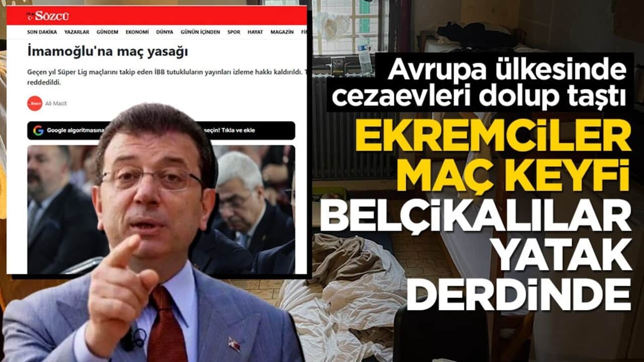 Avrupa ülkesinde cezaevleri dolup taştı! Ekremciler maç keyfi Belçikalılar yatak derdinde
