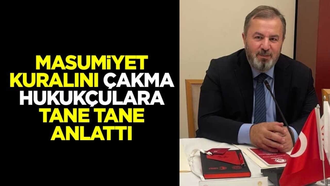 Avukat Yaşar Baş masumiyet kuralını çakma hukukçulara tane tane anlattı