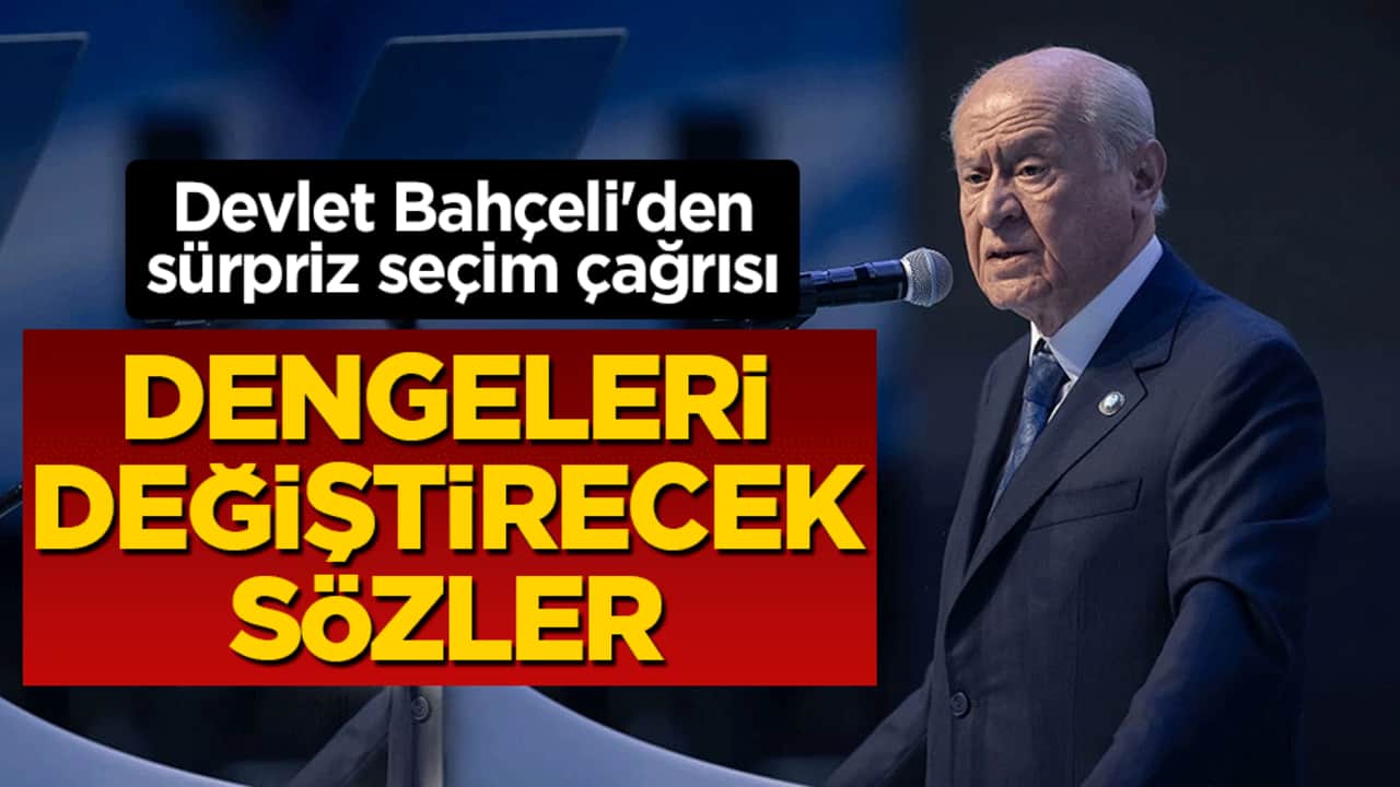 Bahçeli'den siyasette istikrar ve reform mesajı: Seçim sistemi yeniden düzenlenmeli
