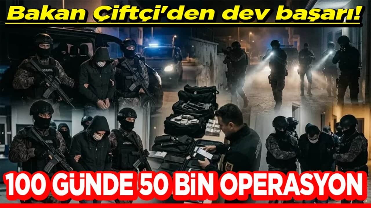 Bakan Çiftçi'den dev başarı! 100 günde 50 bin operasyon