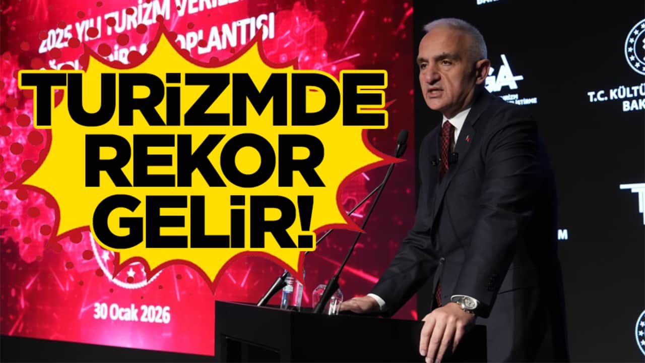 Bakan Ersoy açıkladı! Turizmde 2025 yılında rekor gelir