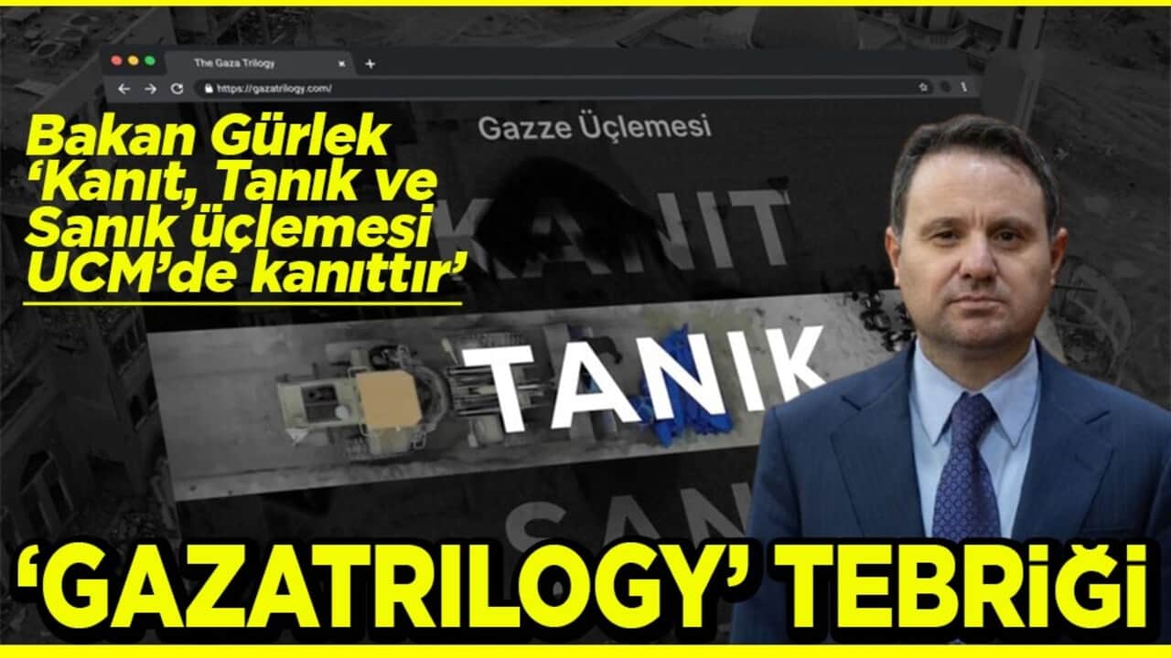 Bakan Gürlek "Kanıt, Tanık ve Sanık üçlemesi UCM’de kanıttır" Gazatrilogy tebriği