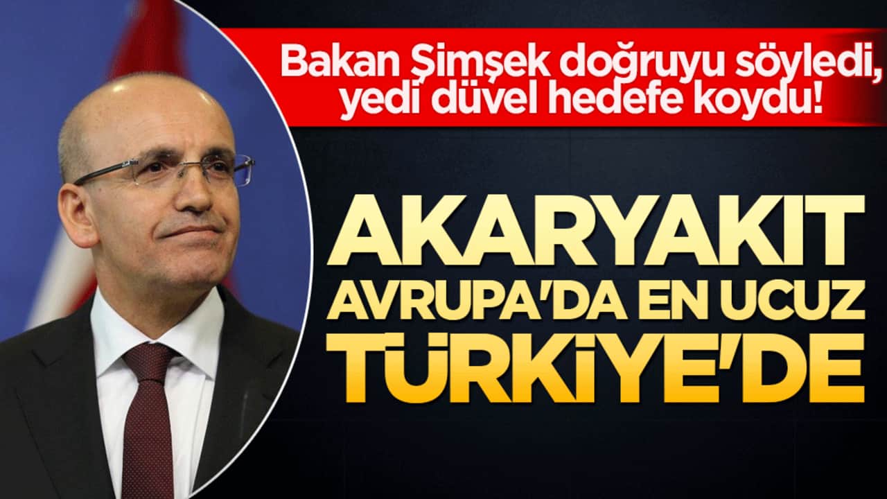 Bakan Şimşek doğruyu söyledi, yedi düvel hedefe koydu! Doğru mu değil mi? Akaryakıt Avrupa'da, en ucuz Türkiye'de