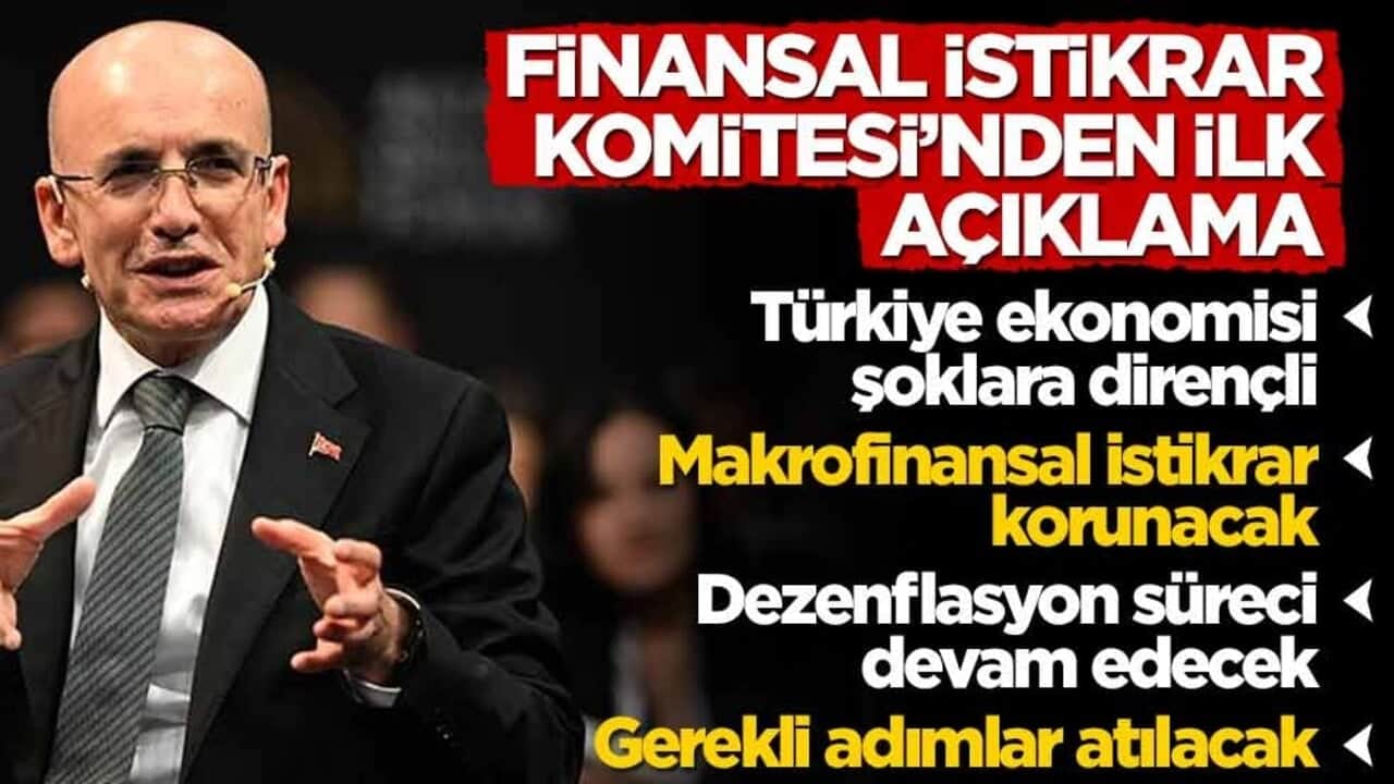 Bakan Şimşek öncülüğünde toplandılar! Finansal İstikrar Komitesi'nden ilk açıklama