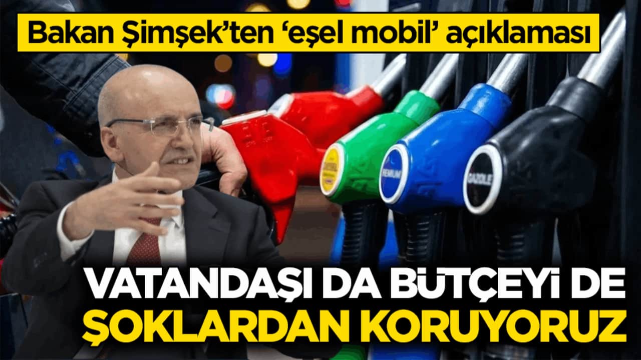 Bakan Şimşek’ten ‘eşel mobil’ açıklaması! Vatandaşı da bütçeyi de şoklardan koruyoruz