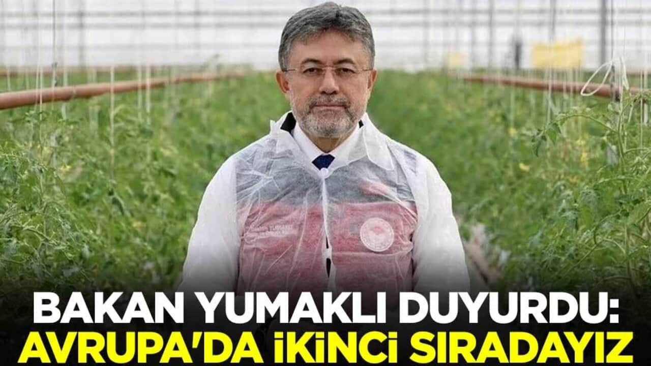 Bakan Yumaklı duyurdu: Avrupa'da ikinci sıradayız