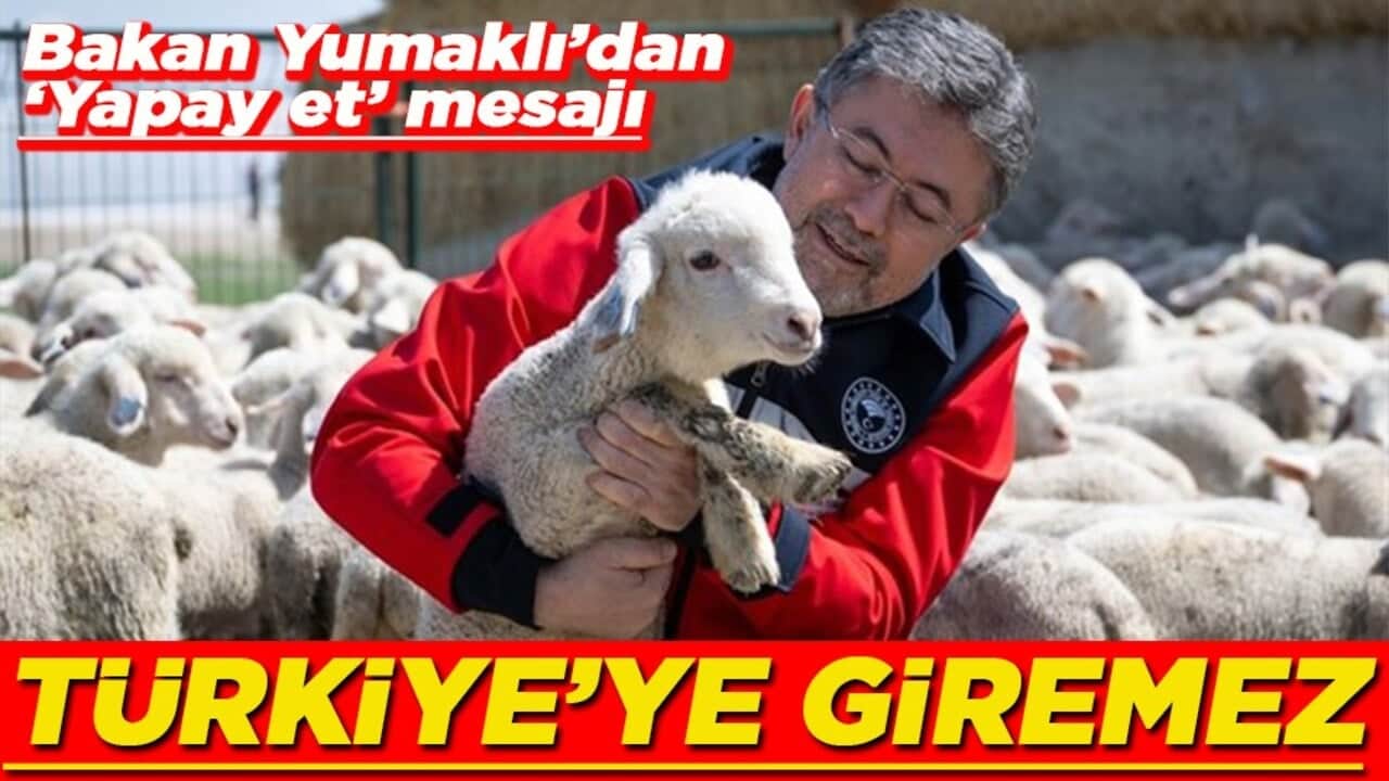 Bakan Yumaklı’dan "Yapay et" mesajı Türkiye'ye giremez
