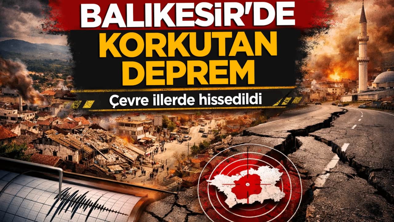 Balıkesir'de korkutan deprem! Çevre illerde hissedildi