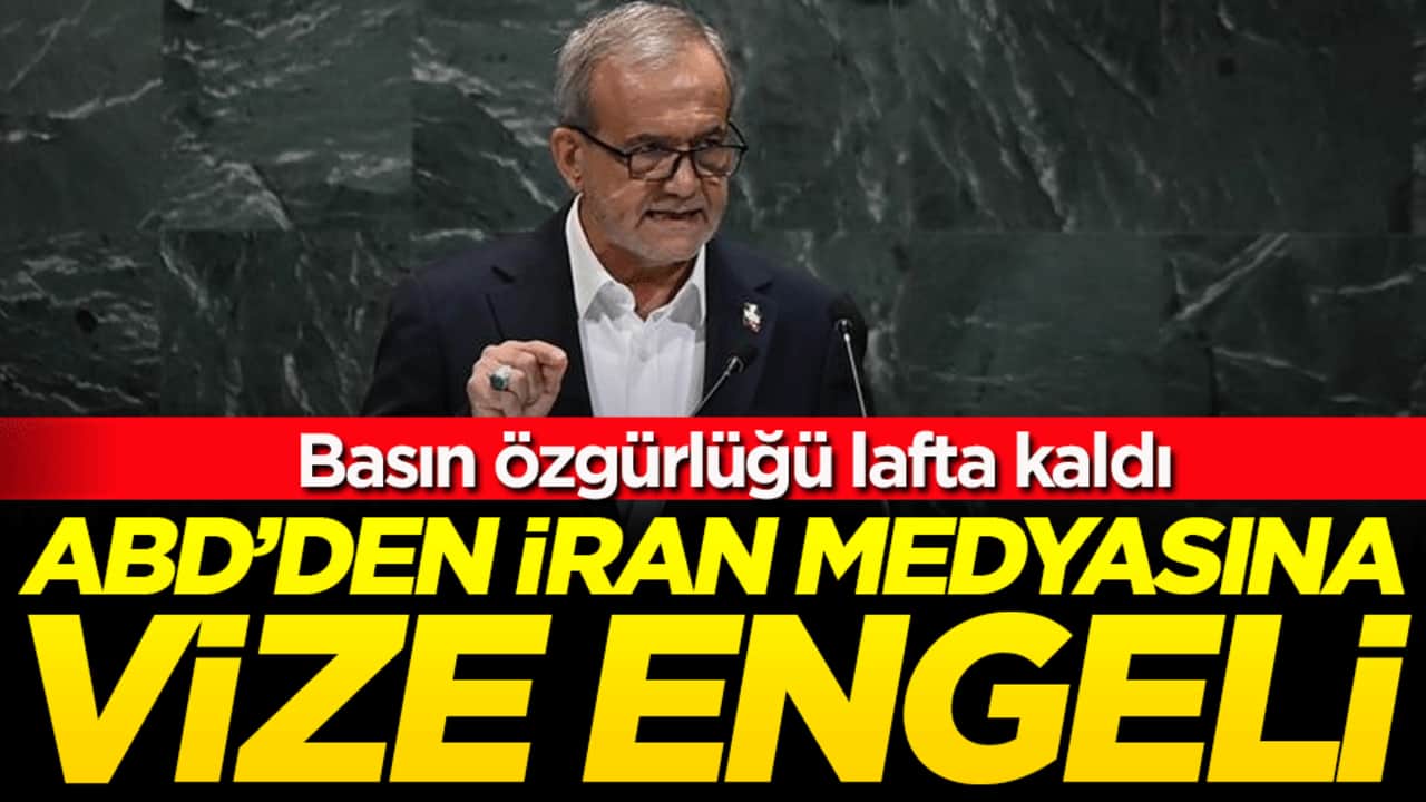 Basın özgürlüğü lafta kaldı: ABD'den İran medyasına vize engeli!