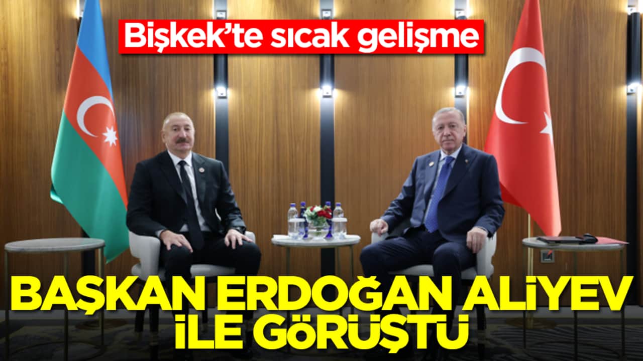Başkan Erdoğan'dan Bişkek'te kritik görüşme