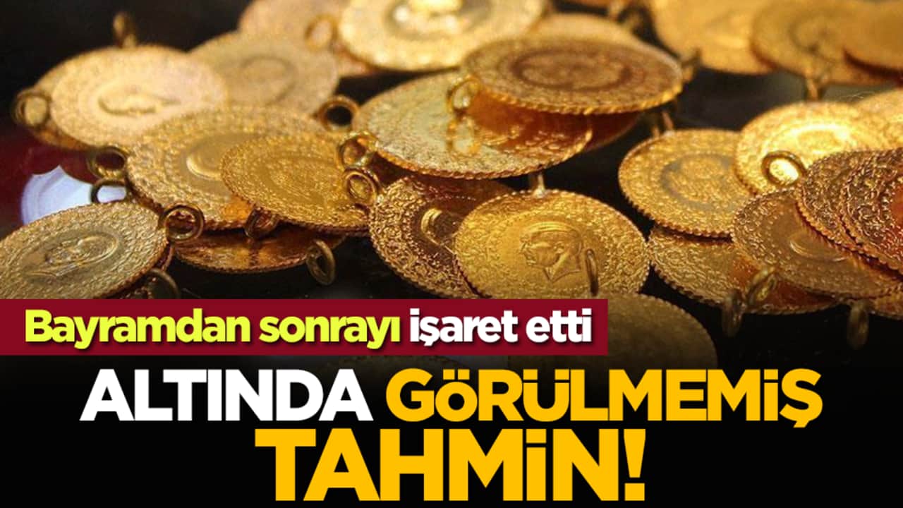Bayramdan sonrayı işaret etti: Altında görülmemiş tahmin!