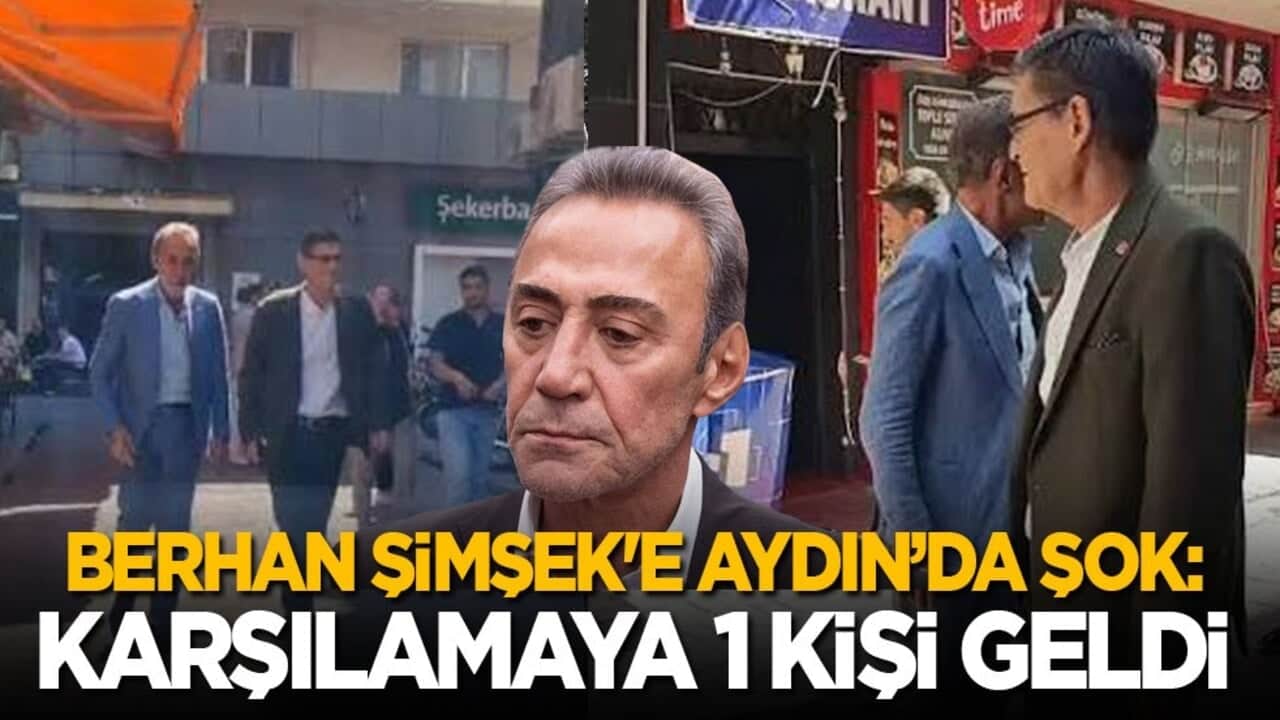 Berhan Şimşek'e Aydın'da şok: Karşılamaya 1 kişi geldi