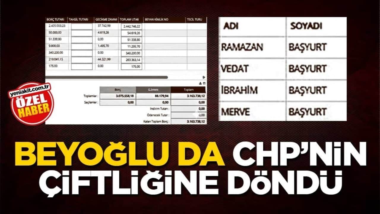 Beyoğlu da CHP’nin çiftliğine döndü