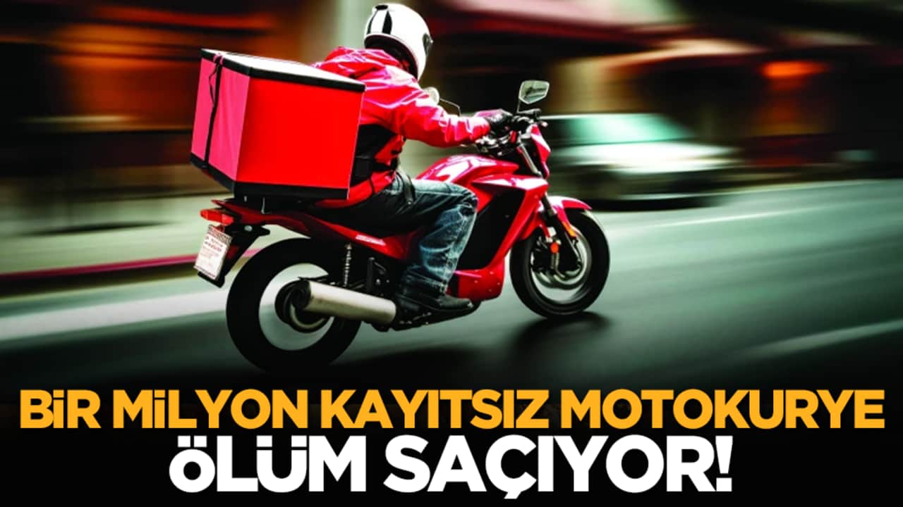 Bir milyon kayıtsız motokurye ölüm saçıyor!