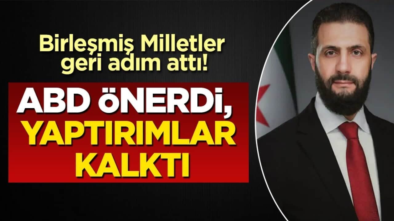 BMGK Suriye Cumhurbaşkanı Şara'ya uygulanan yaptırımları kaldırdı