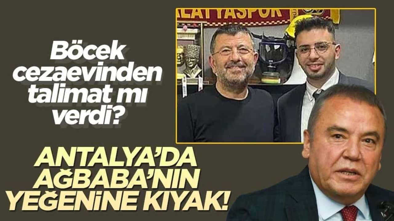Böcek cezaevinden belediyeye talimat mı verdi? Antalya'da Ağbaba'nın yeğenine kıyak!