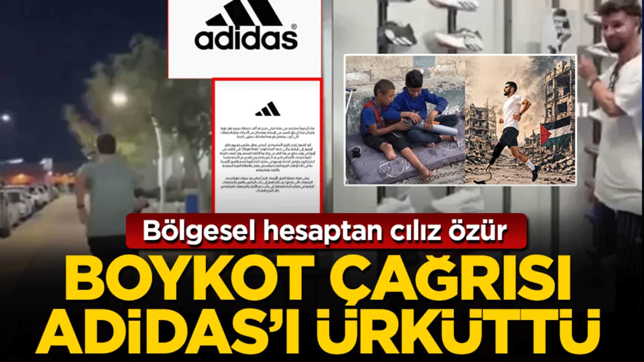 Bölgesel hesaptan cılız özür: Boykot çağrısı Adidas’ı ürküttü
