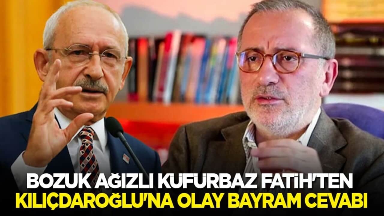 Bozuk ağızlı Küfürbaz Fatih'ten Kemal Kılıçdaroğlu'na olay bayram cevabı