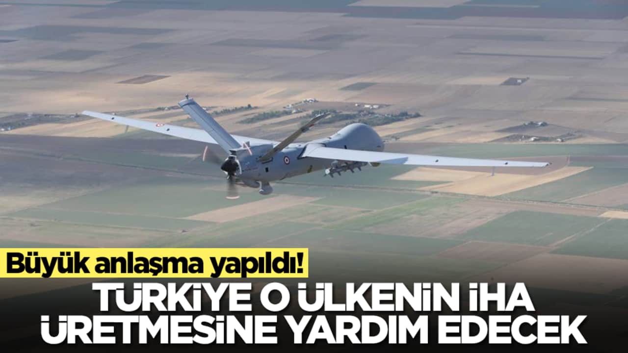 Büyük anlaşma yapıldı: Türkiye o ülkenin Türk İHA'sını üretmesine yardım edecek