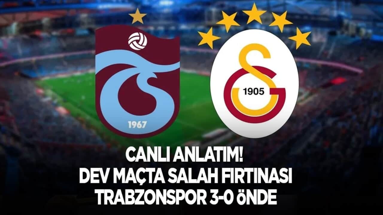 Canlı anlatım! Dev maçta Salah fırtınası: Trabzonspor 3-0 önde