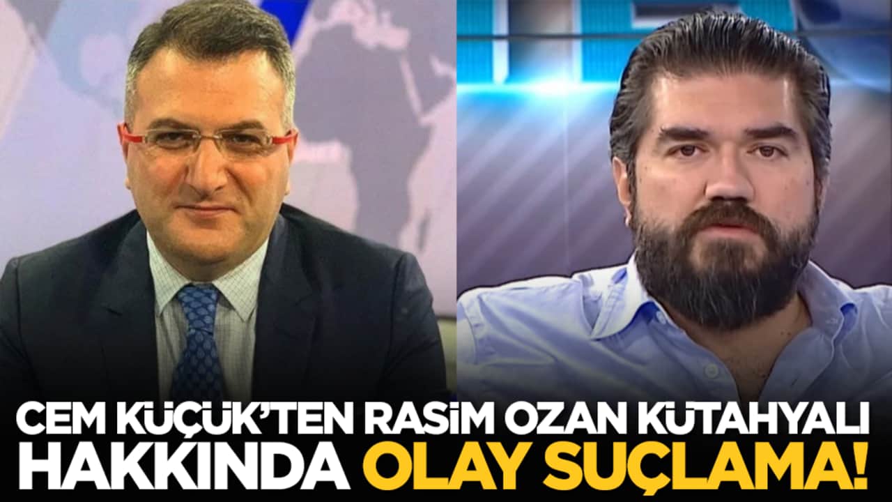 Cem Küçük’ten Rasim Ozan Kütahyalı hakkında olay suçlama!