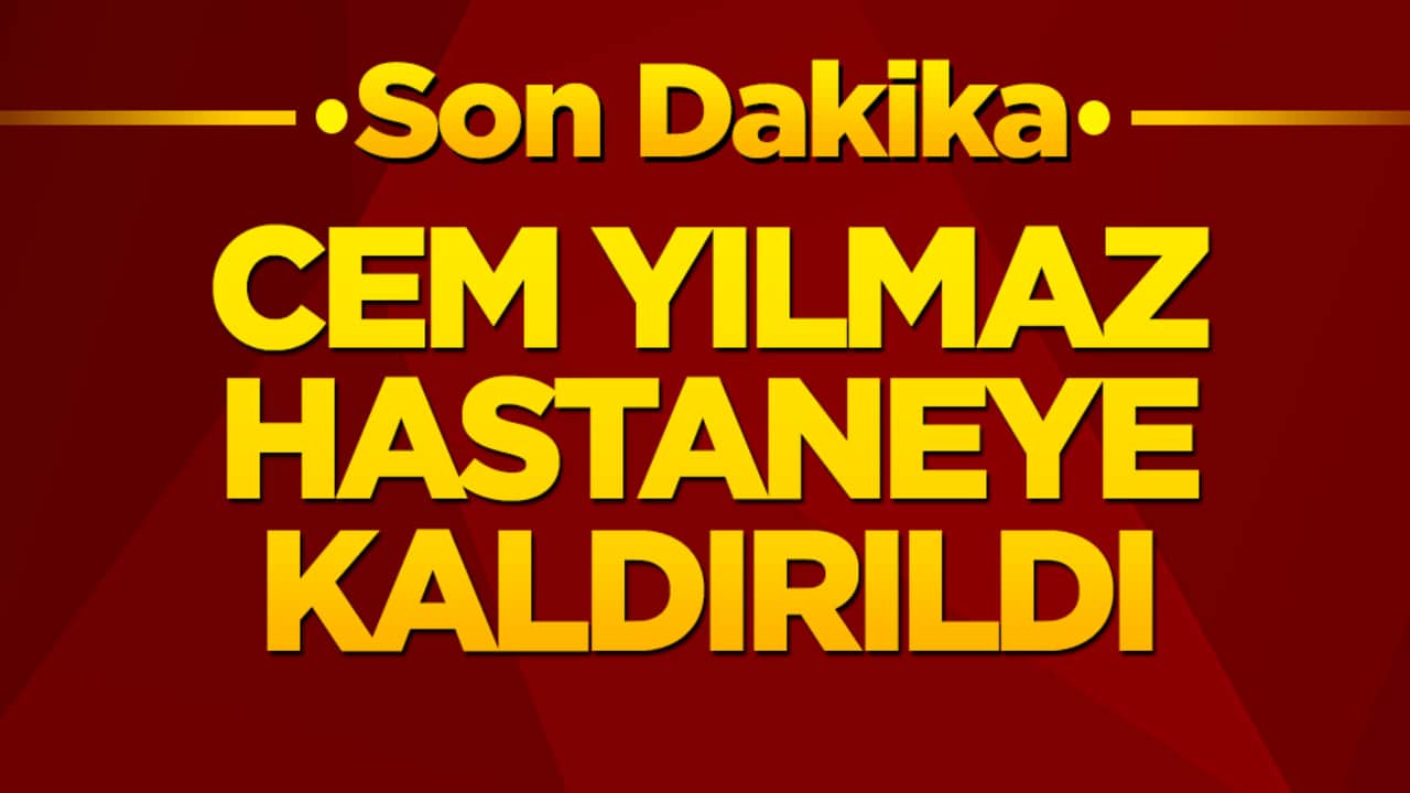Cem Yılmaz hastaneye kaldırıldı!
