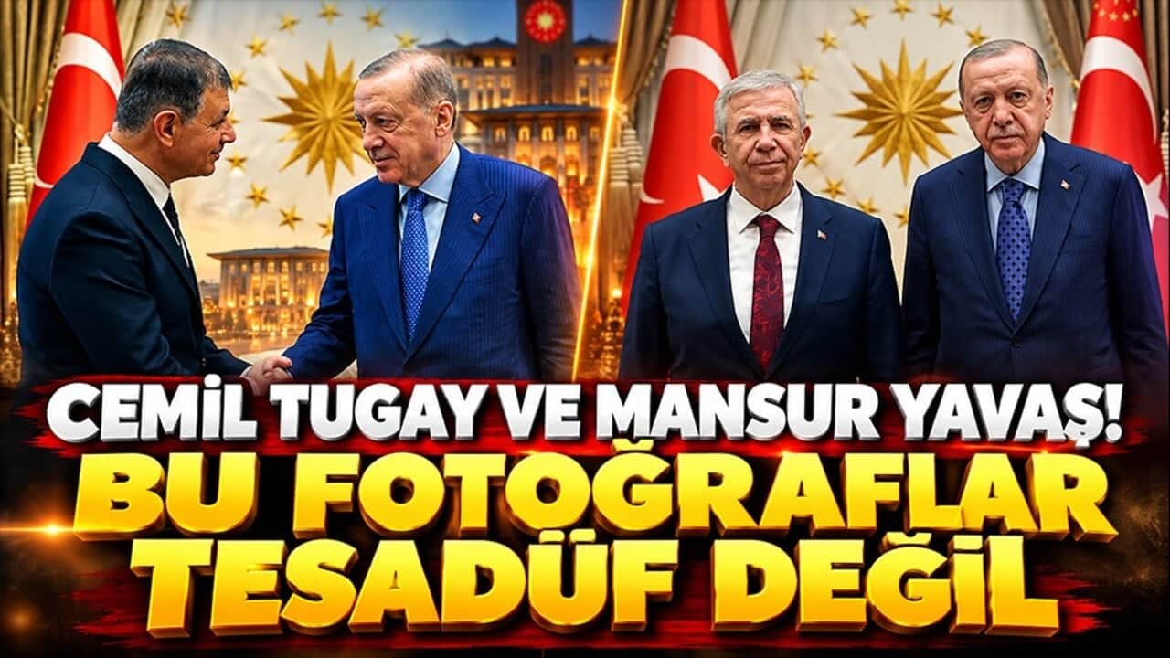 Cemil Tugay ve Mansur yavaş! Bu fotoğraflar tesadüf değil