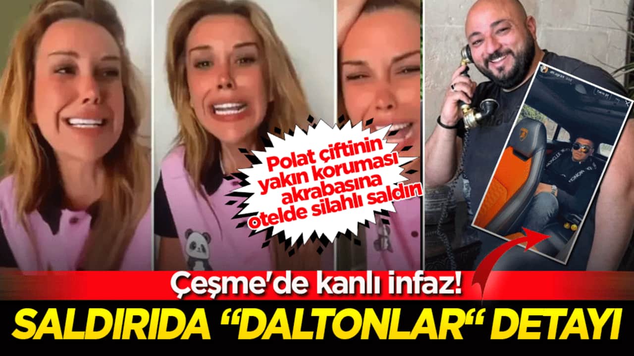 Çeşme'de kanlı infaz! Polat çiftinin yakın korumasına otelde silahlı saldırı