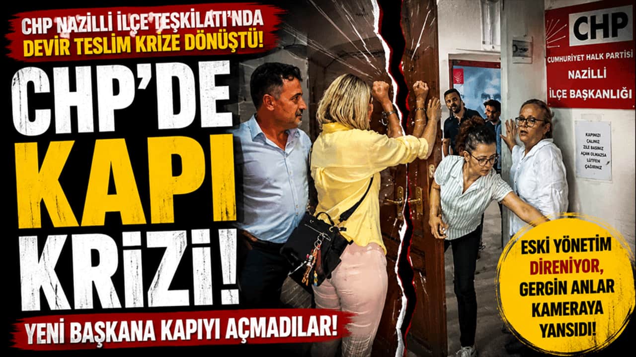 CHP'de kapı krizi! Yeni başkana kapı açılmadı