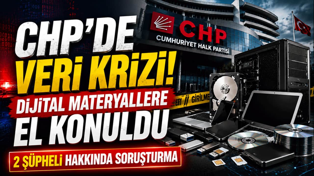 CHP’de veri krizi! Dijital materyallere el konuldu