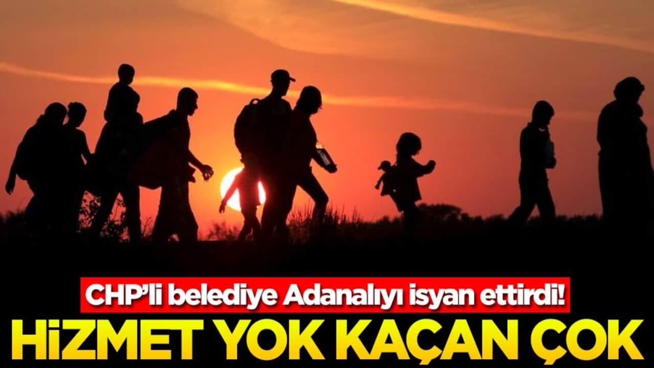CHP’li belediye Adanalıyı isyan ettirdi! Hizmet yok kaçan çok