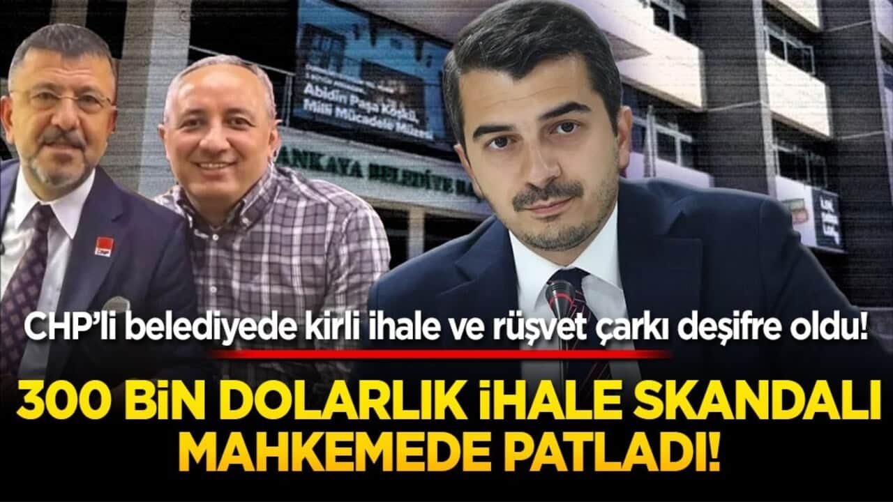 CHP’li belediyede kirli ihale ve rüşvet çarkı deşifre oldu! 300 bin dolarlık ihale skandalı mahkemede patladı!