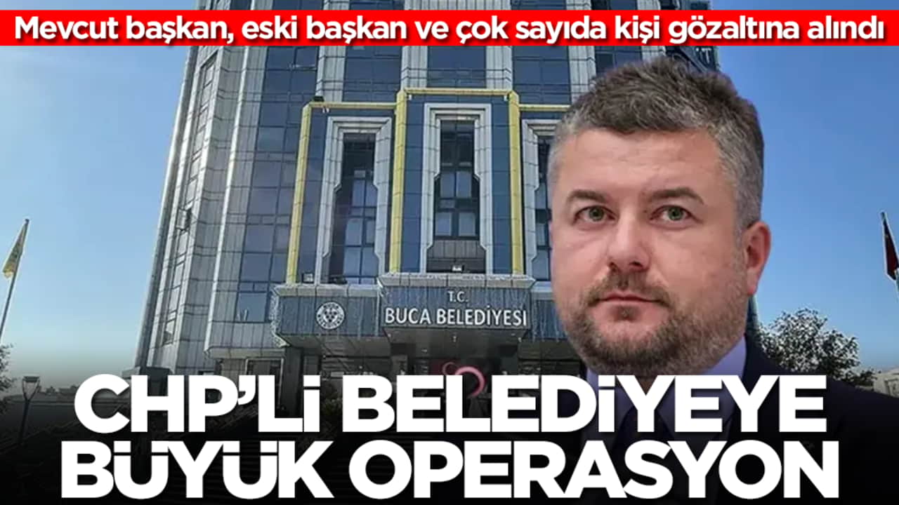 CHP'li belediyeye operasyon: Çok sayıda gözaltı var