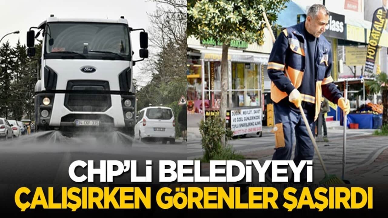 CHP’li belediyeyi çalışırken görenler şaşırdı: Partideki temizlik işe yaramış!