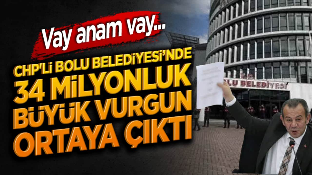 CHP'li Bolu Belediyesi’nde 34 milyonluk büyük vurgun! Yolsuzluk çetesi adliyeye sevk edildi!