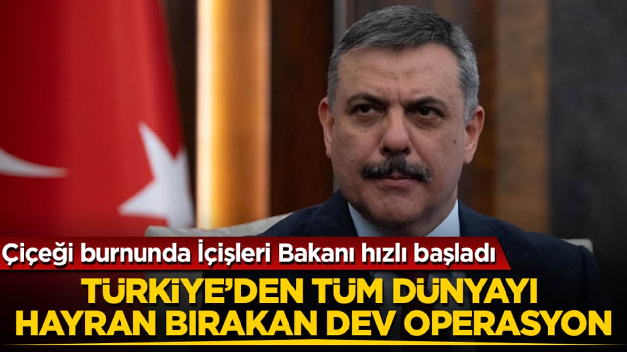 Çiçeği burnunda İçişleri Bakanı hızlı başladı! Türkiye’den tüm dünyayı hayran bırakan dev operasyon