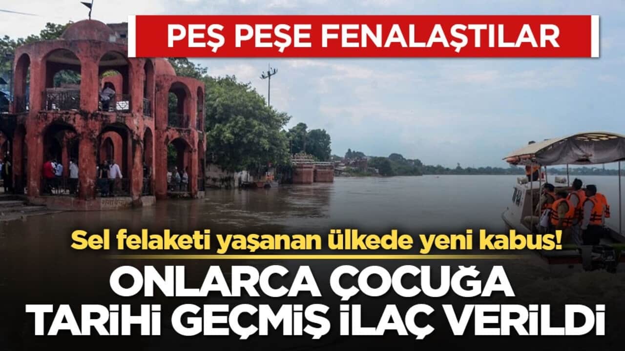 Çocuklar peş peşe fenalaştı … Sel felaketi yaşanan ülkede yeni kabus! Onlarca çocuğa tarihi geçmiş ilaç verildi