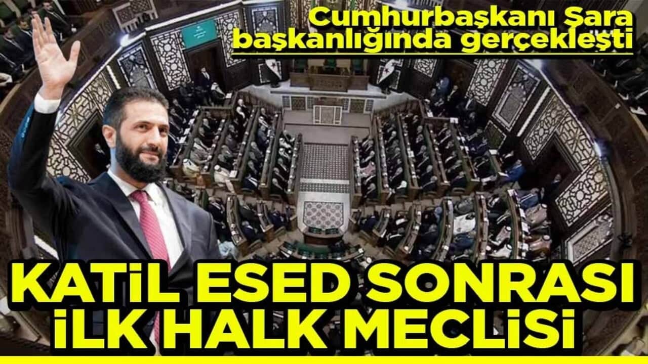 Cumhurbaşkanı Şara başkanlığında gerçekleşti Katil Esed sonrası ilk halk meclisi