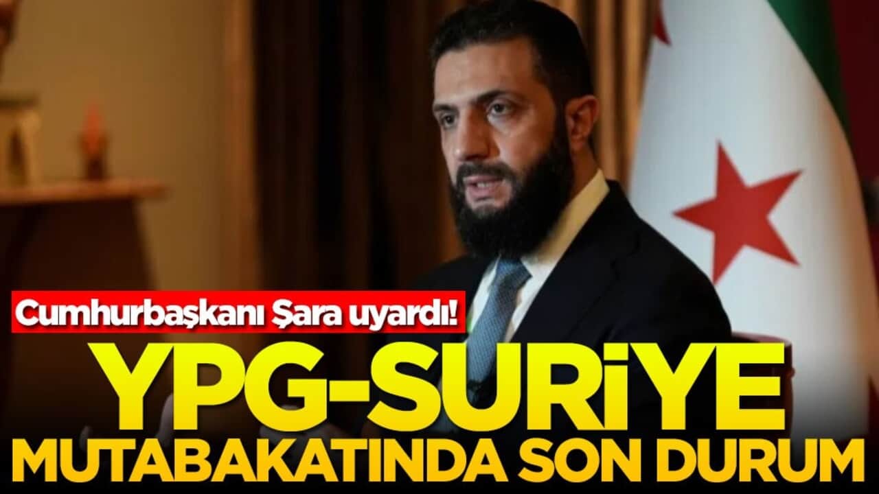 Cumhurbaşkanı Şara uyardı! YPG-Suriye mutabakatında son durum