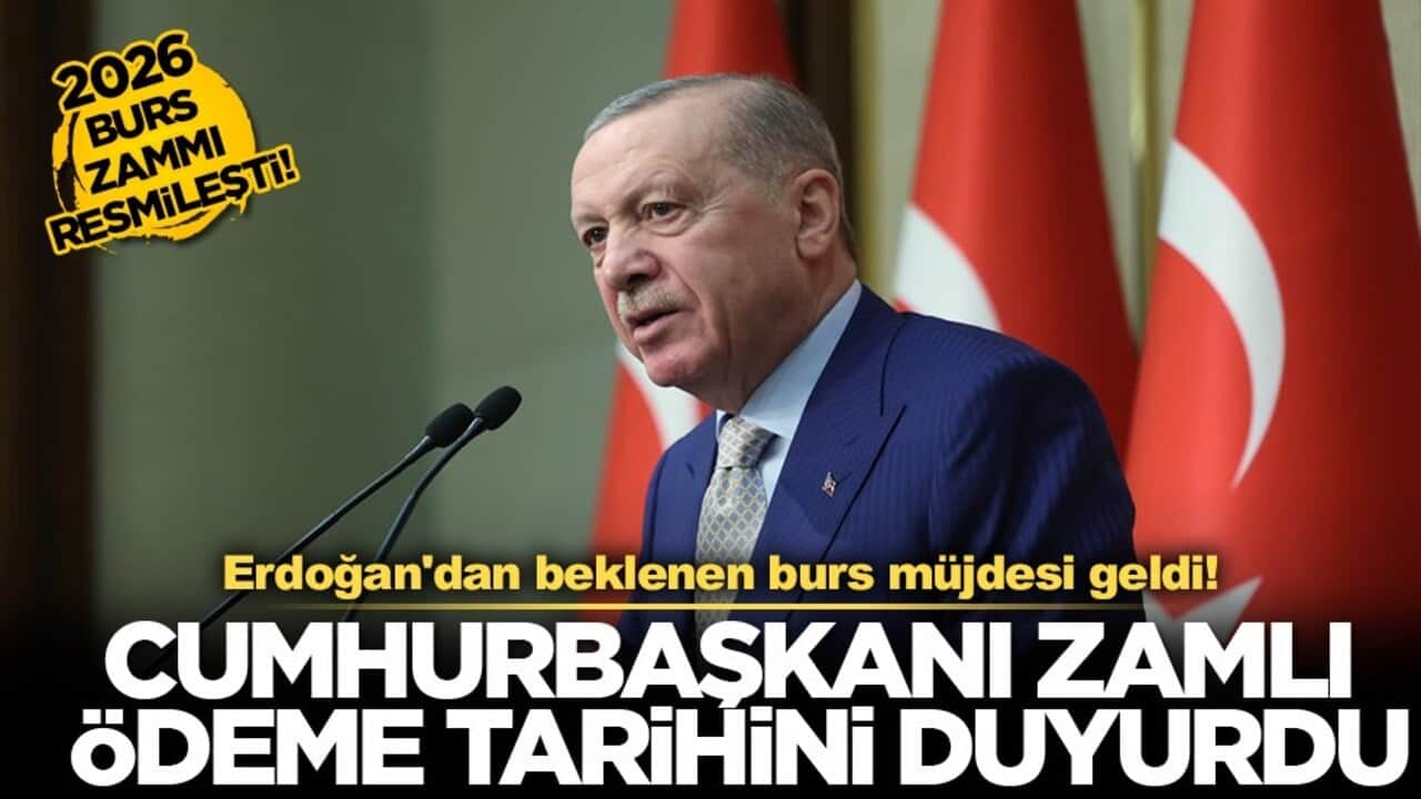 Cumhurbaşkanı'ndan üniversitelilere burs müjdesi: 2026 rakamları ve ödeme tarihi belli oldu!
