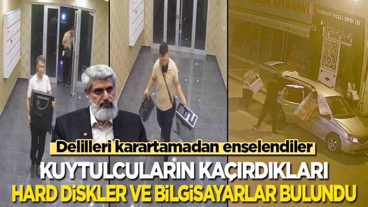 Delilleri karartamadan enselendiler: Kuytulcuların kaçırdıkları hard diskler ve bilgisayarlar bulundu