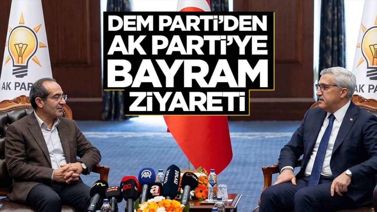 DEM Parti'den AK Parti'ye bayram ziyareti