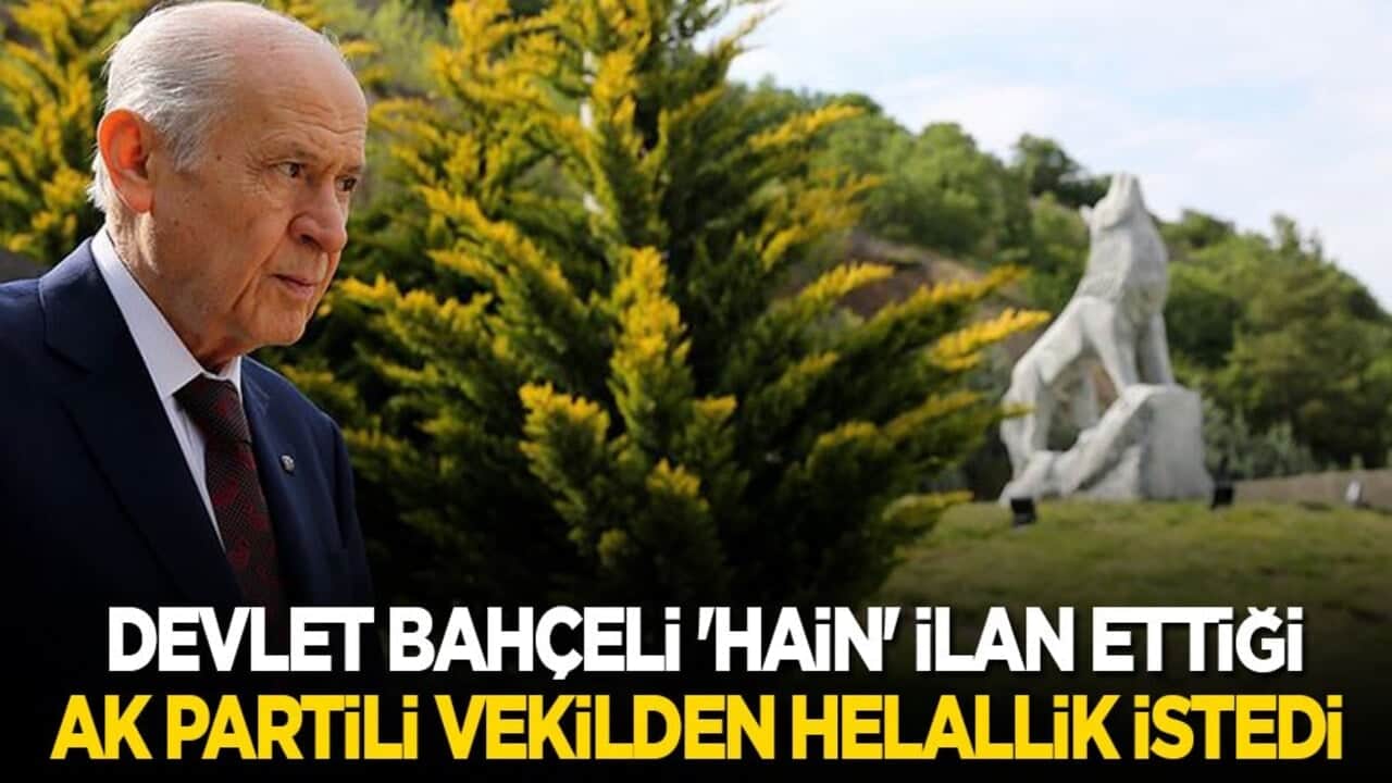 Devlet Bahçeli 'hain' ilan ettiği AK Partili vekilden helallik istedi!