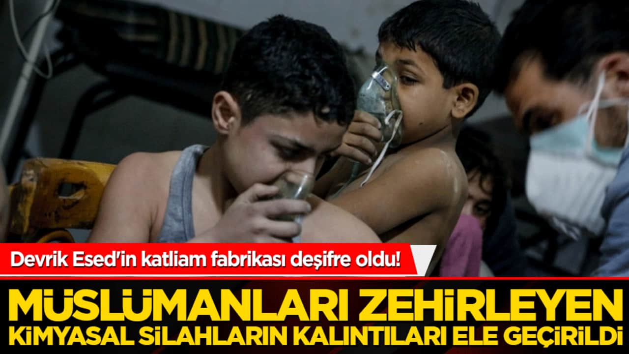 Devrik Esed'in katliam fabrikası deşifre oldu! Doğu Guta ve Hama'da Müslümanları zehirleyen kimyasal silahların kalıntıları ele geçirildi!