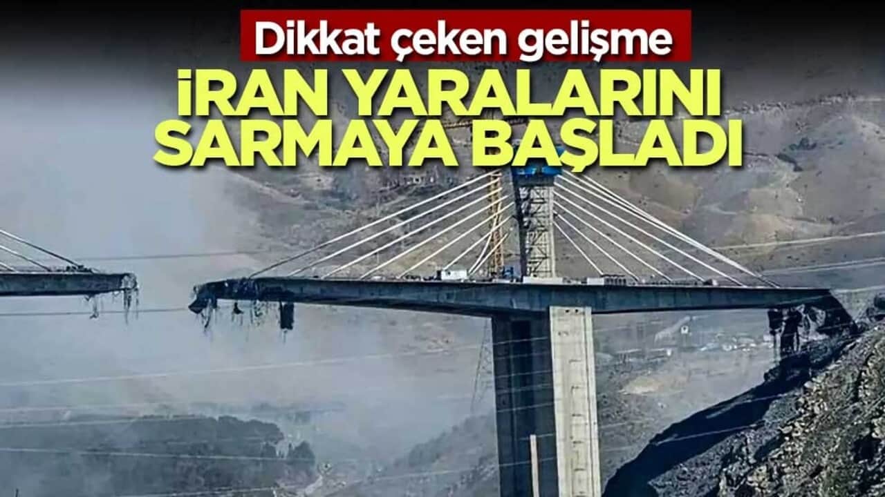 Dikkat çeken gelişme! İran yaralarını sarmaya başladı