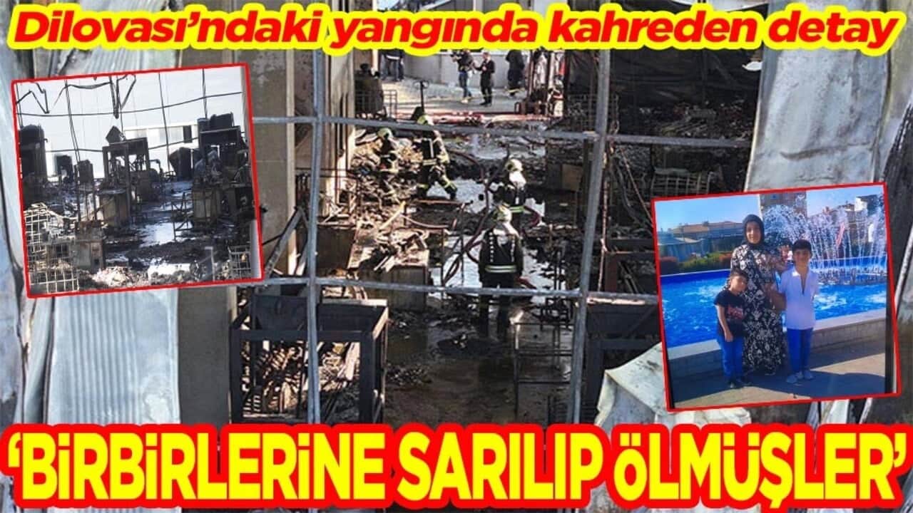 Dilovası’ndaki yangında kahreden detay "Birbirlerine sarılıp ölmüşler"