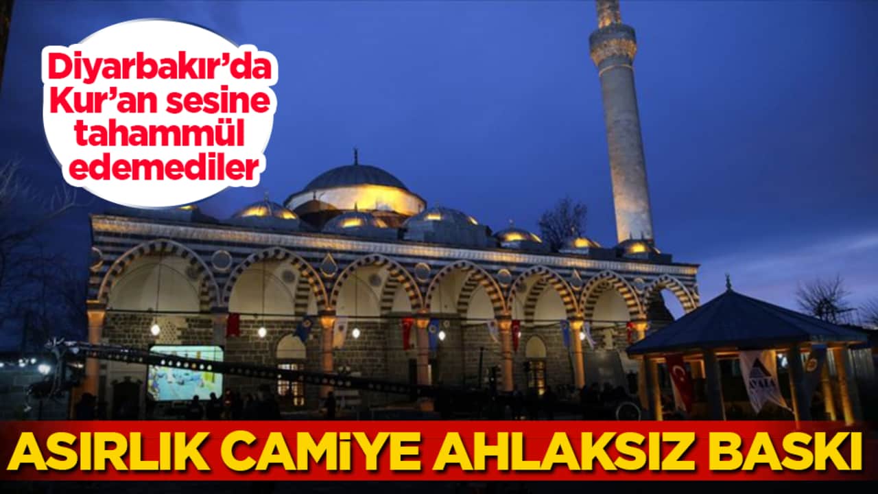 Diyarbakır’da asırlık camiye ahlaksız baskı! Kur’an sesine tahammül edemediler