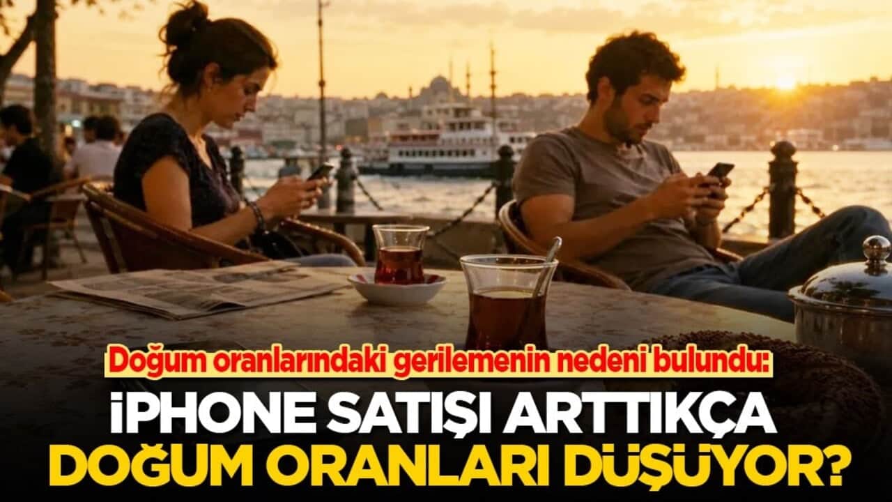 Doğum oranlarındaki düşüşün nedeni bulundu: iPhone satışı arttıkça doğum oranları düşüyor?